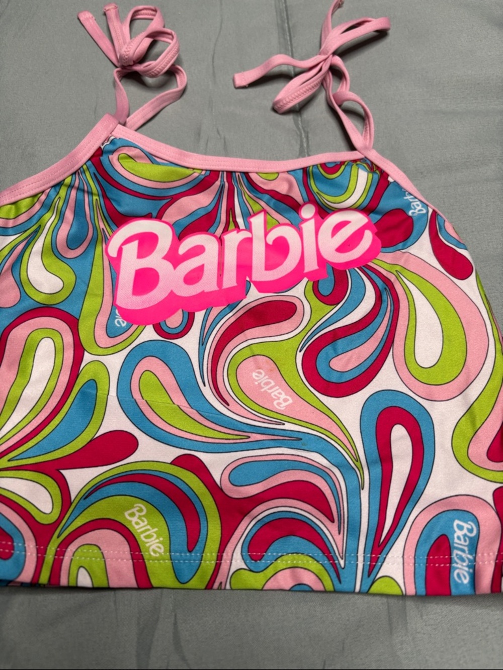 Barbie Pink Multicolor Swirl Cami